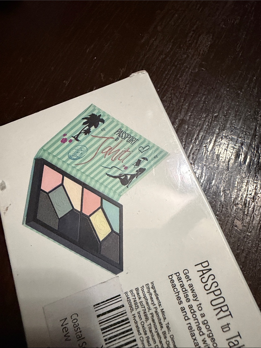 Passport to Tahiti Coastal Scents Eye Shadow Palette - Pastel Multi